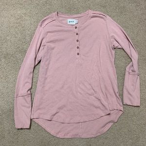 Pink henley